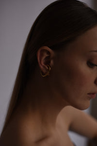 Align ear cuff gold