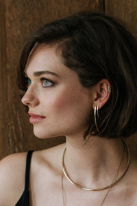 Tube Ear Cuff SILVER