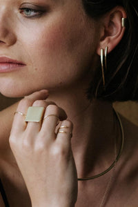 Tube Ear Cuff SILVER