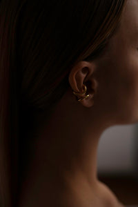 Mini Bold Ear Cuff SILVER