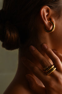 Moai Ear Cuff