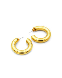 Moai Round Hoop Earring - NEW