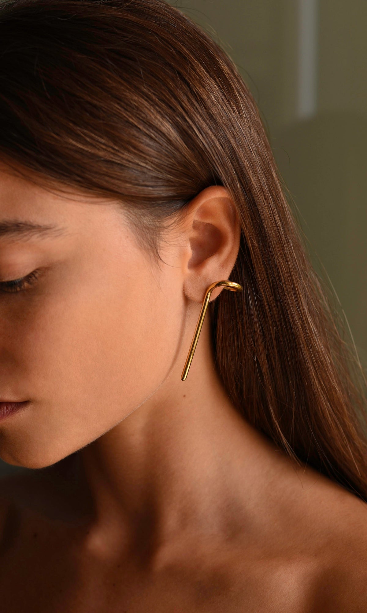 Uncoil Earring Long