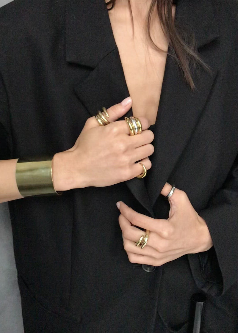 Video Origin Statement Ring Gold - Ring Goud - Gold Jewellery