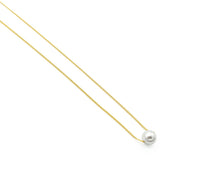 Big size pearl Necklace 14k or 18k - Parel ketting Goud