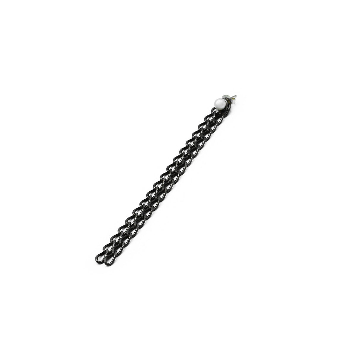 Belleville Black Chain Earring