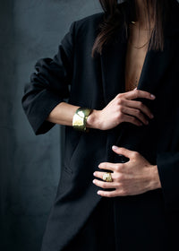 Cuff Gold Heritage - Gouden armband