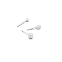 Pearl Earrings Silver
