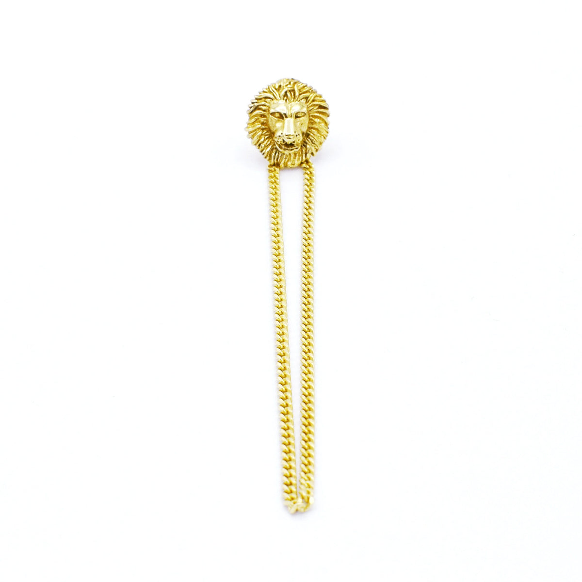 Lion Chain Earring