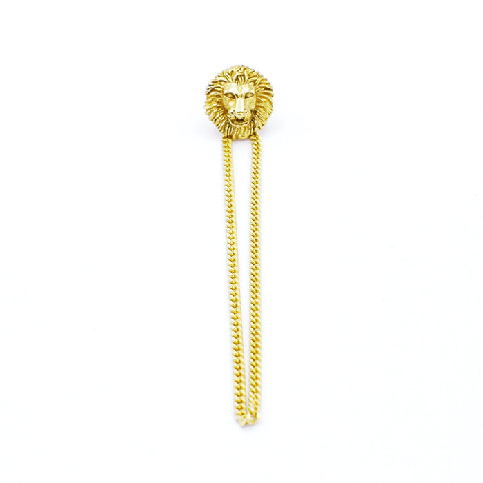 Lion Chain Earring