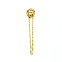 Lion Chain Earring GOLD