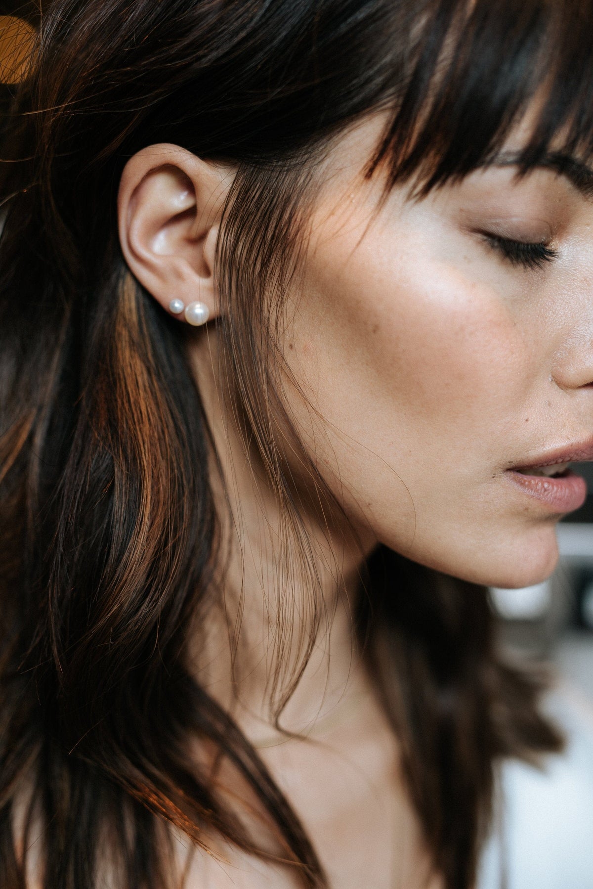Pearl Earring Big GOLD - MVDT COLLECTION