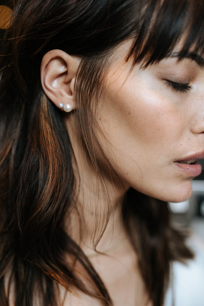 Pearl Earring Big GOLD - MVDT COLLECTION