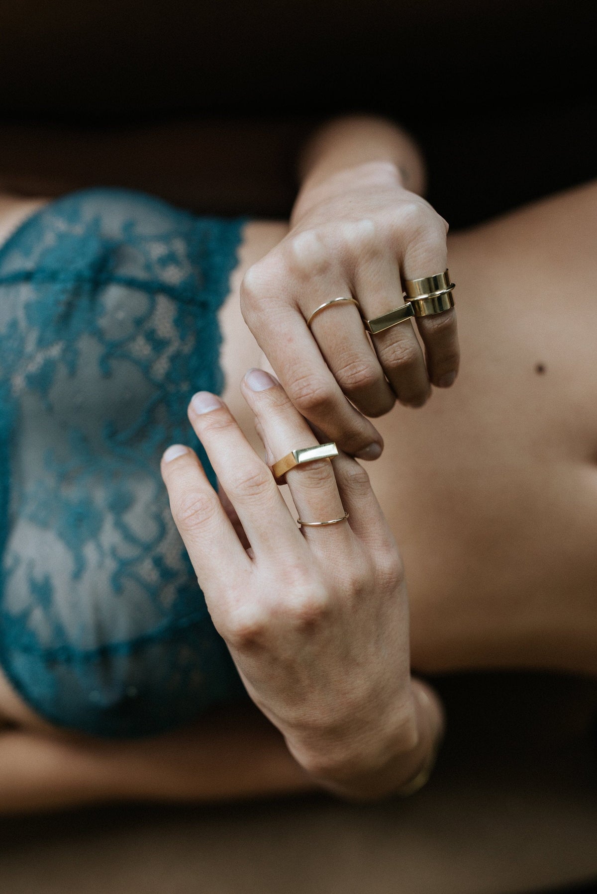 SQ Ring Fine GOLD