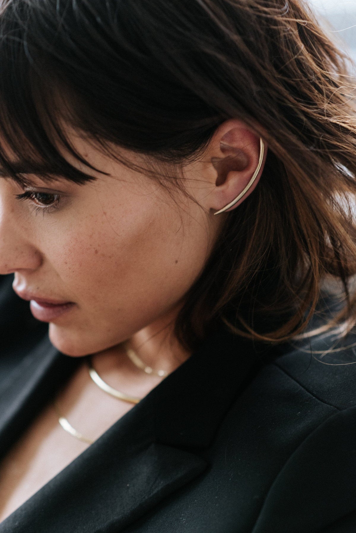 Moon Ear Cuff GOLD - MVDT COLLECTION