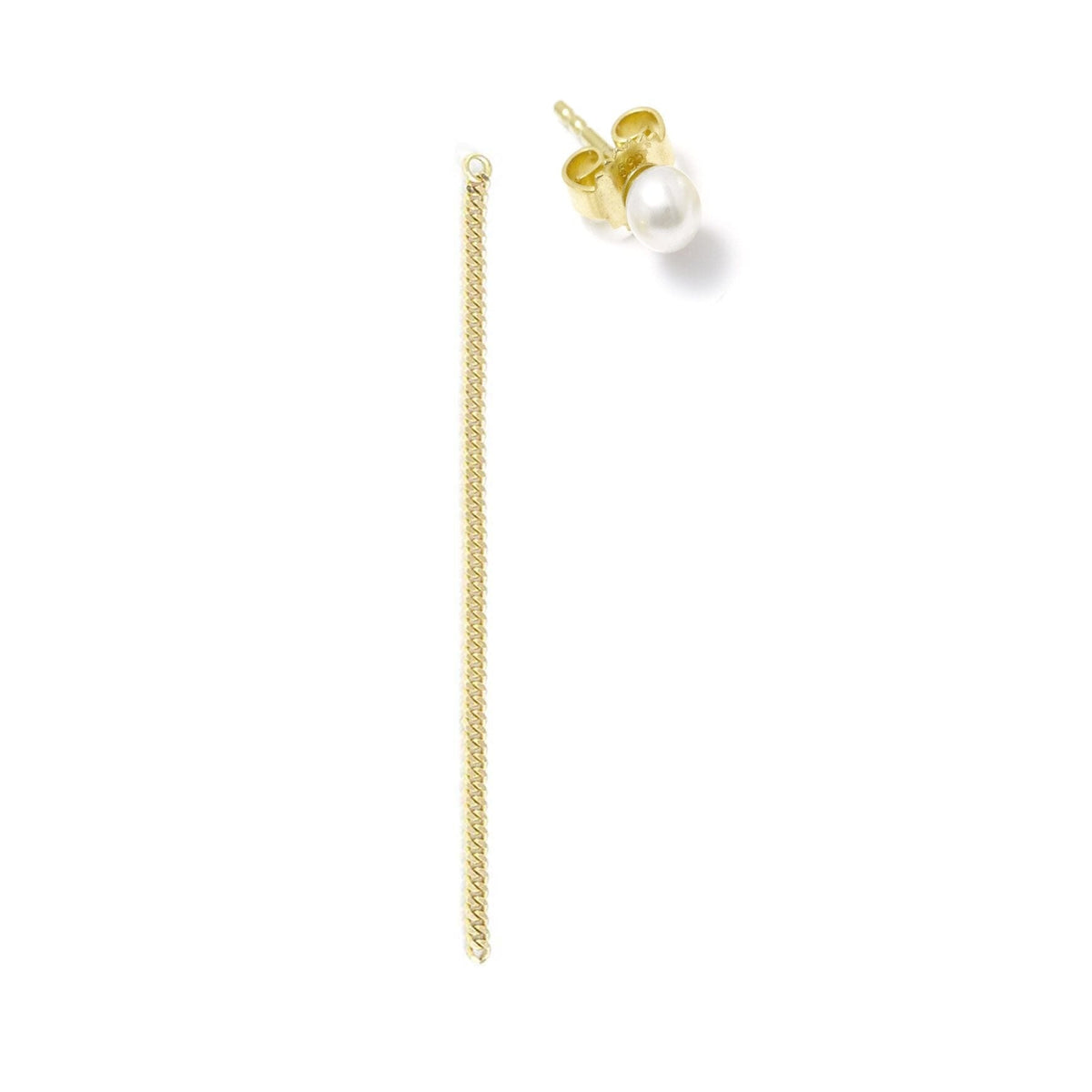 Pearl Earring + Chain GOLD - MVDT COLLECTION