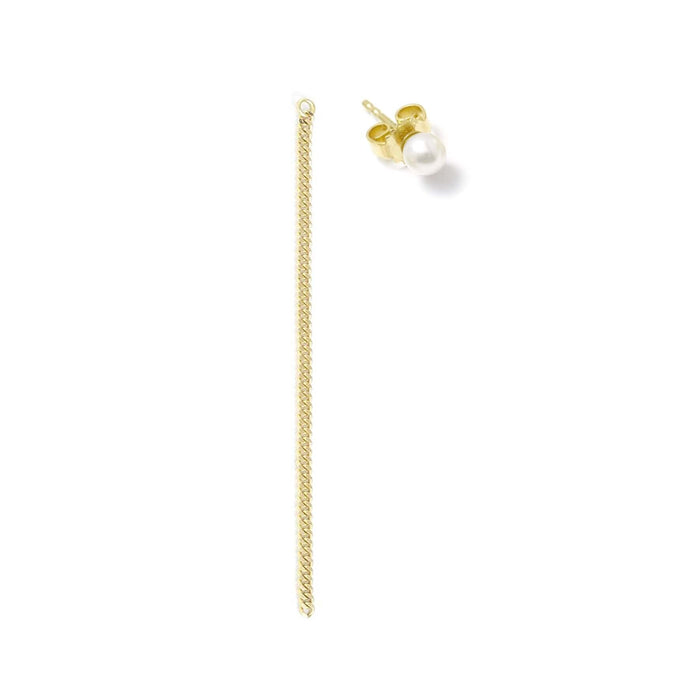 Pearl Earring + Chain GOLD - MVDT COLLECTION