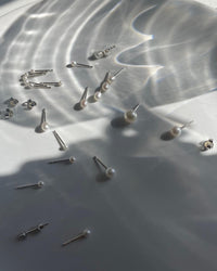 Pearl Earrings Silver