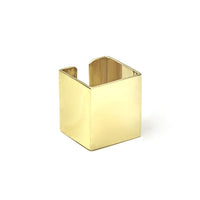 Square Ring Gold - Vierkante Ring Goud - Brass