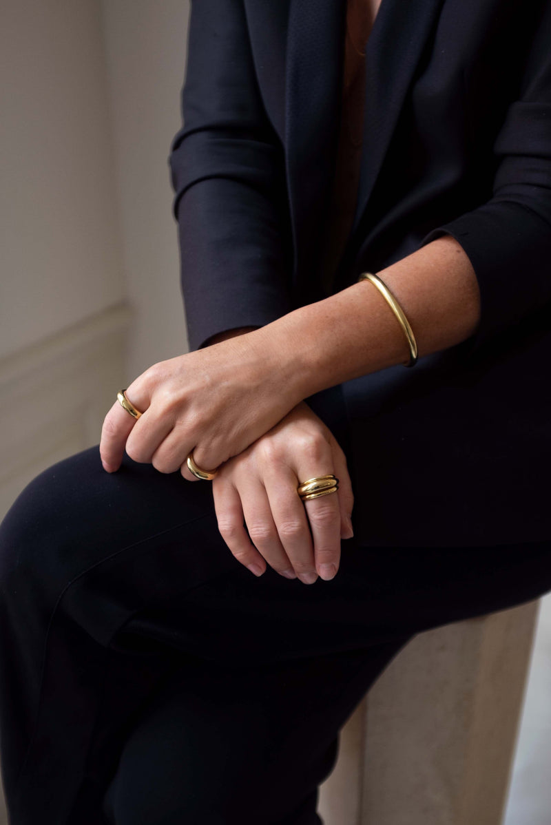 Vintage Armband Goud - Bracelet Gold - Model