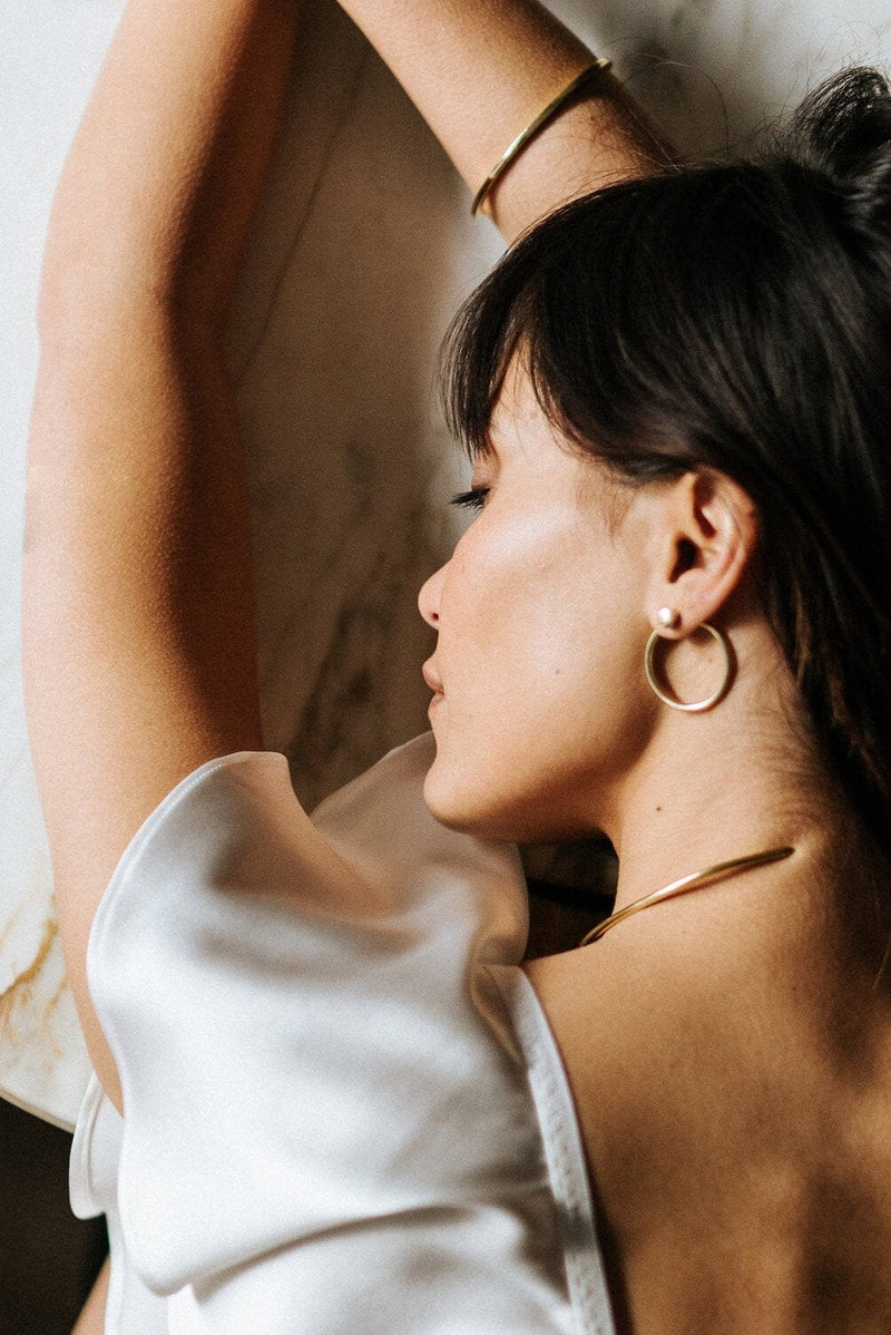 Double Bold Earring Gold - MVDT COLLECTION