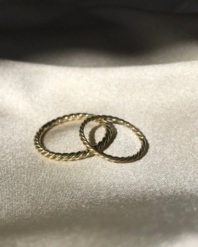 Twist Ring Big GOLD